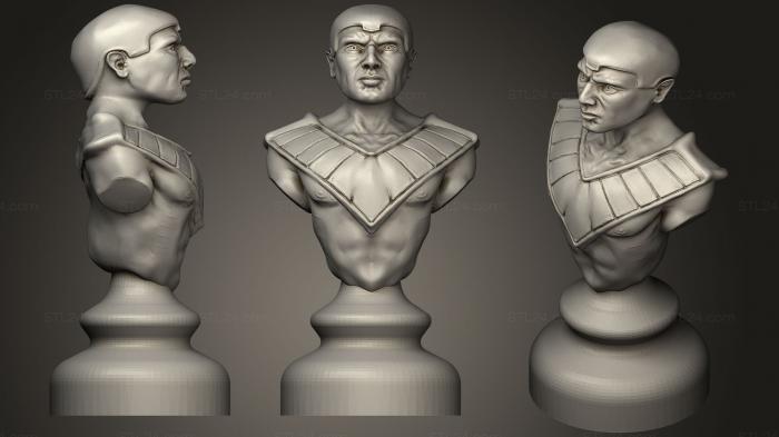 Figurines simple (Pawn Of Egypt, STKPR_0991) 3D models for cnc